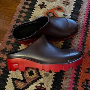 Chillbies Size 6 (womens 8) low waterproof boot umber/red